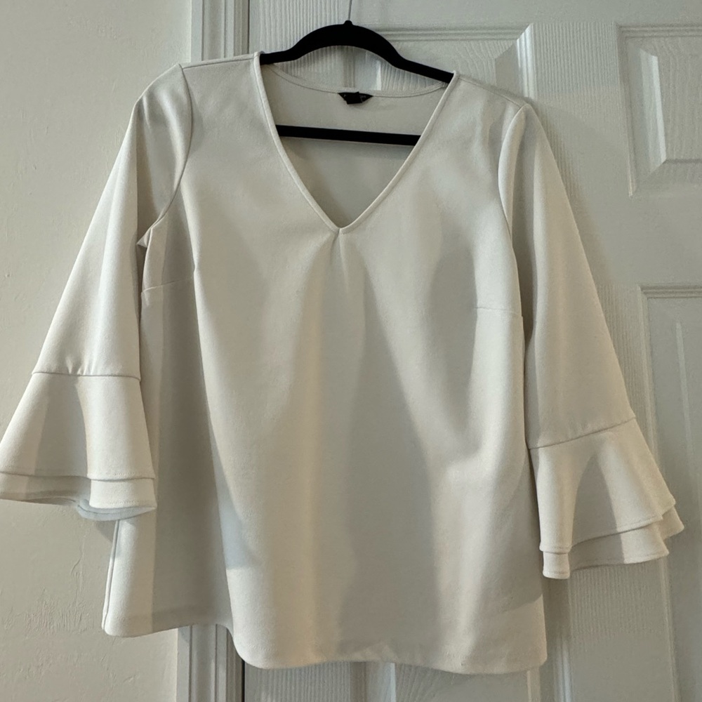 Ann Taylor Flitter Sleeve Blouse